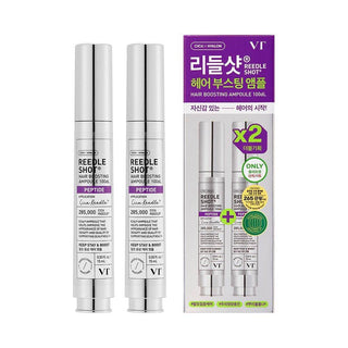 VT - Reedle Shot Hair Boosting Ampoule 100dL Peptide 15ml x 2 - Koreabe
