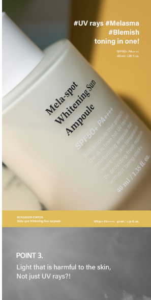 Sungboon Editor - Mela Spot Whitening Sun Ampoule 40ml