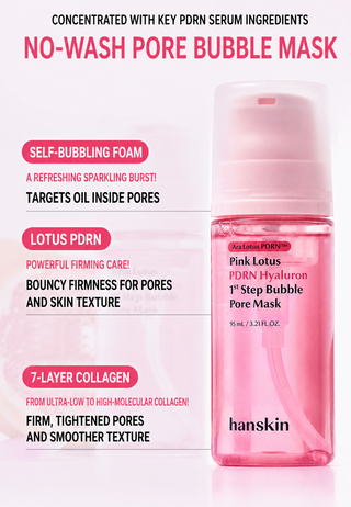 Hanskin - Pink Lotus PDRN Bubble Pore Mask 95ml