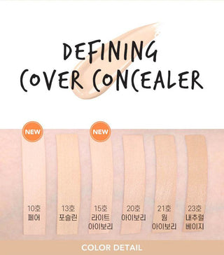 WakeMake - Defining Cover Concealer - 6 Colors - Koreabe