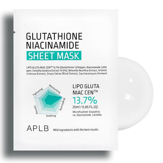 APLB - Glutathione Niacinamide Sheet Mask 10ea