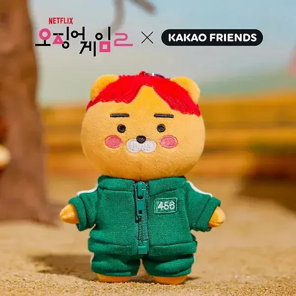 Kakao - Squid Game X Kakao Friends Player Keyring Ryan