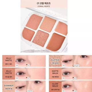 WakeMake - Soft Sheer Multi Palette 6.4g - 3 Colors - Koreabe