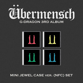 G-Dragon - 3RD Album [Übermensch] (Mini Jewel ver. Set) (NFC) - Koreabe