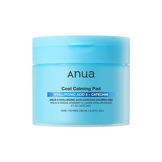 ANUA - PAD CALMING COLMING Acide hyaluronique 8 + Catéchine 110EA