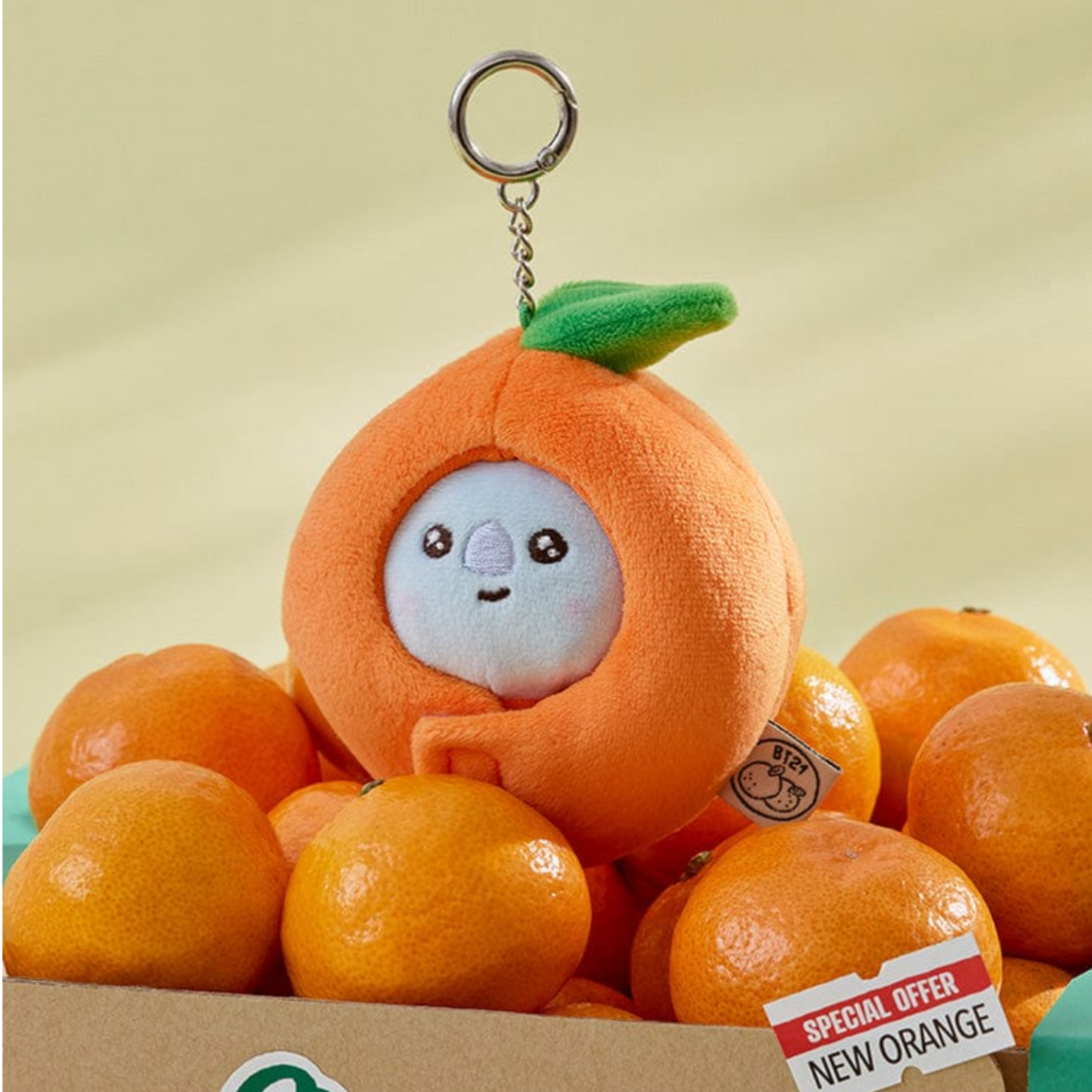 BT21 - Llavero de muñeca de fiesta naranja KOYA Baby