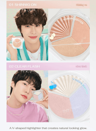 Peripera - V Highlighter - 2 Colors - Koreabe