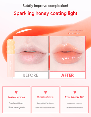 Colorgram - Fruity Glass Gloss 3g - 4 Colors - Koreabe