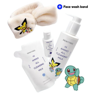 Dewytree - High Amino All Cleansing Milk 200ml (+Refill 200ml) (Pokemon Ver)