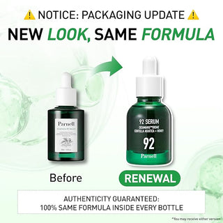 Parnell - 92 Serum Cicamanu Biome Centella Asiatica + Honey 30ml