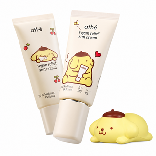 Athe - Vegan Relief Sun Essence UV Redness 50ml + 35ml (Pompompurin)