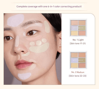 WakeMake - Defining Cover Conceal-Fit Palette 9g - 2 Colors - Koreabe