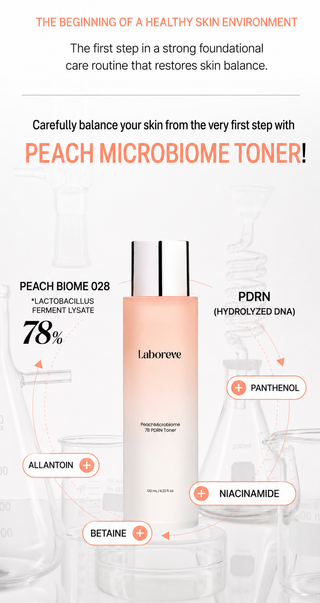 Laboreve - Peach Microbiome 78 PDRN Toner 125ml