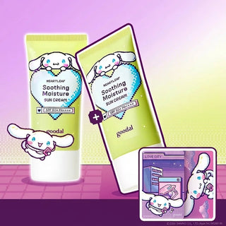 Goodal - Heartleaf Soothing Moisture Sun Cream 50ml + 50ml (Sanrio Ver)