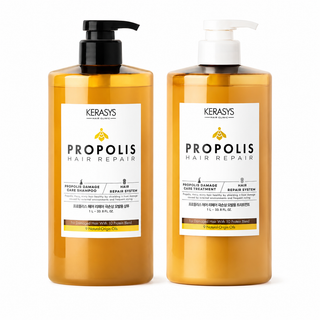 Kerasys - Propolis Hair Repair Shampoo 1000 ml + Treatment 1000ml
