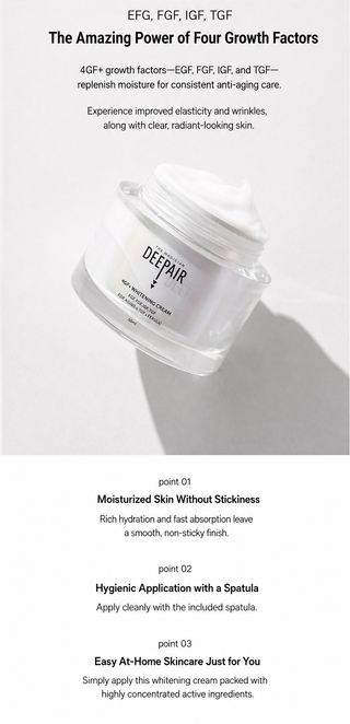 Deepair - 4GF + Whitening Cream 50ml