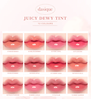 Dasique - Juicy Dewy Tint Fruit Color - 15 Colors - Koreabe