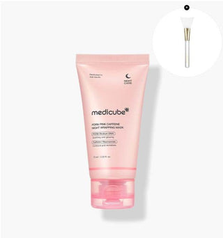 Medicube - PDRN Pink Caffeine Night Wrapping Mask 75ml - Koreabe