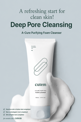 Cutem - Cure Purifying Foam Cleanser 150ml