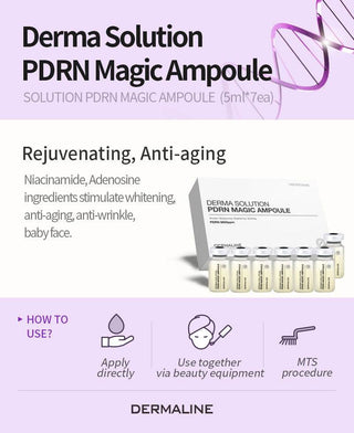 Dermaline - Derma Solution PDRN Magic Ampoule 5ml*7ea - Koreabe
