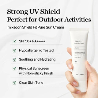 Mixsoon - Shield Fit Pure Sun Cream SPF50 PA++++ 50ml