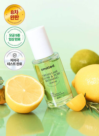 Omitted - Fresh Lime Glow & Pore Refining Serum 50ml - Koreabe