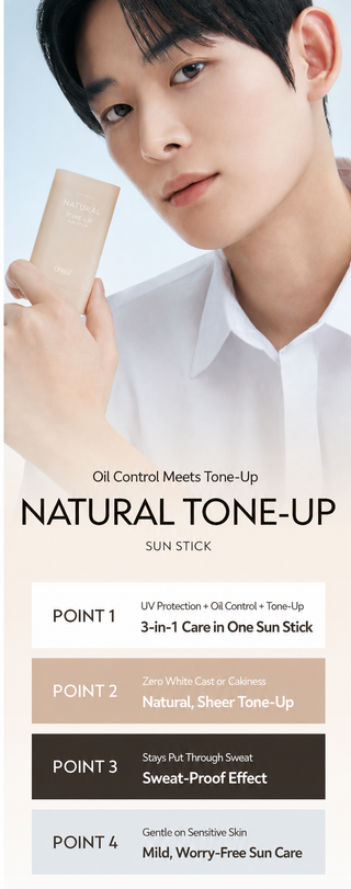 Obge - Natural Tone Up Sun Stick 18ml