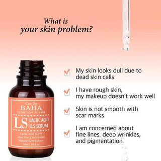 Cos De Baha - Lactic Acid 12.5% Serum 30ml - Koreabe