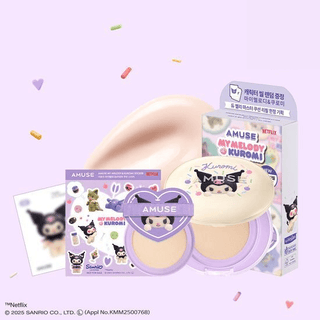 Amuse - Dew Jelly Master Cushion + Refill (My Melody X Kuromi) - 3 types - Koreabe