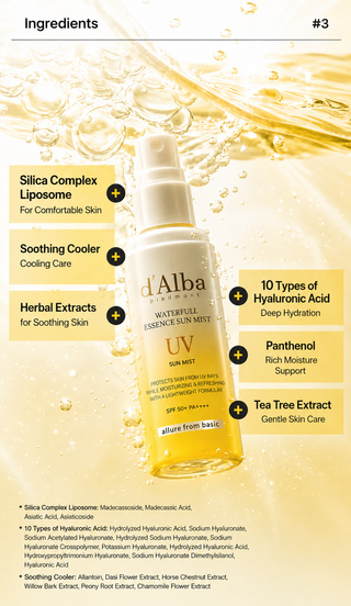 d'Alba - Waterfull Essence Sun Mist SPF50+ PA++++ 50ml