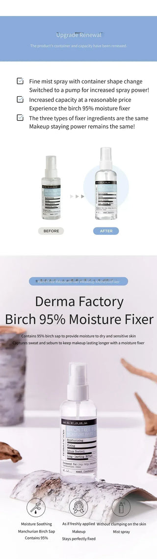 Derma Factory - Birch Tree 95% Moisture Fixer 100ml