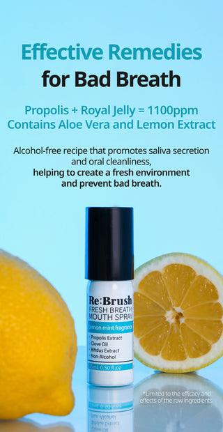 Rebrush - Fresh Breath Mouth Spray Lemon Mint 15ml