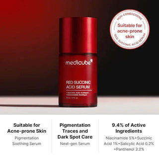 Medicube - Red Succinic Acid Serum 30ml - Koreabe
