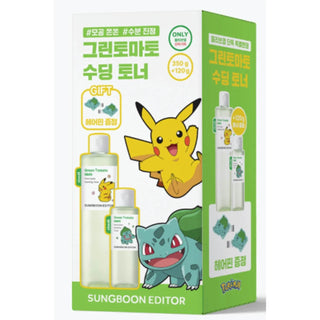 Sungboon Editor X Pokemon - Green Tomatoe NMN Pore Hydro Toner 350ml +120ml - Koreabe