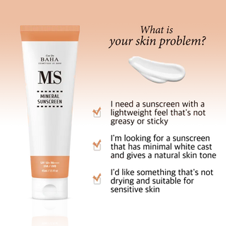 Cos De Baha - Mineral Sunscreen SPF50+ PA++++ 45ml