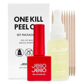 Jello Jello - Peel off Base Gel + Gel Remover Set - Koreabe