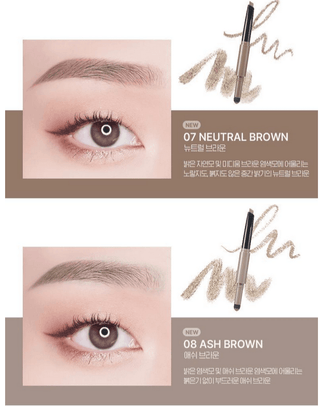 WakeMake - Powder Jet Dual Brow - 5 Colors - Koreabe