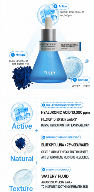 Fully - Blue Spirulina Hyal Deep Hydrating 50ml