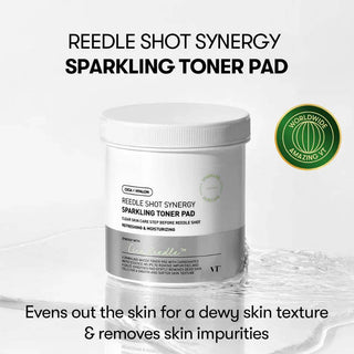 VT - Reedle Shot Synergy Sparkling Toner Pad 80ea - Koreabe