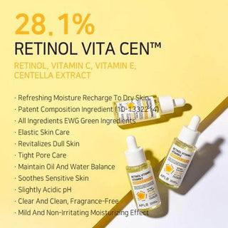 APLB - Retinol Vitamin C Vitamin E Ampoule Serum 40ml x 2 - Koreabe