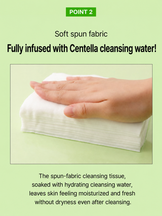 Papa Recipe - Real Centella Cica Watery Cleansing Tissue 100ea