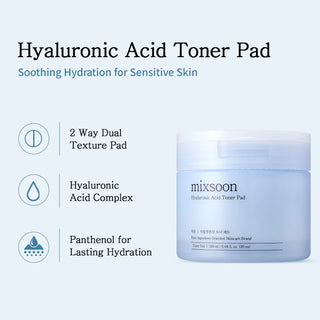 Mixsoon - Hyaluronic Acid Toner Pad 80ea