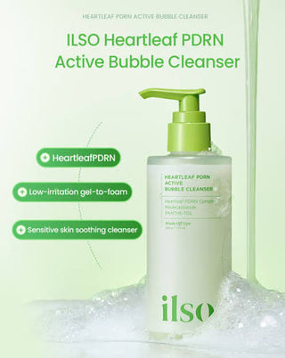 Ilso - Heartleaf PDRN Active Bubble Cleanser 200ml