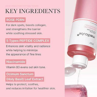 Medicube - PDRN Pink Cica Soothing Toner 250ml - Koreabe