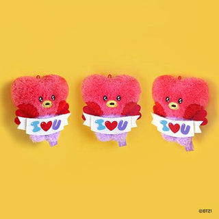 BT21 minini doll key ring [Allover / I LOVE YOU] - TATA - Koreabe