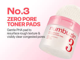 Numbuzin - No3 Bifida Bakuchiol Exfolating Toner Pads 70ea