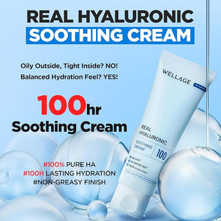 Wellage - Real Hyaluronic Soothing Cream 80ml