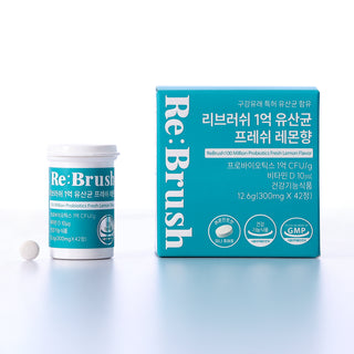 Rebrush - 100 Million Probiotics Fresh Lemon Flavor 42ea