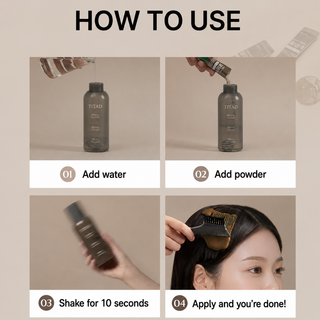 TITAD - Beer Yeast Water Hair Dye 3+1 - 2 Colors