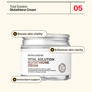 Differ & Deeper - Total Solution Glutathione Cream 70ml